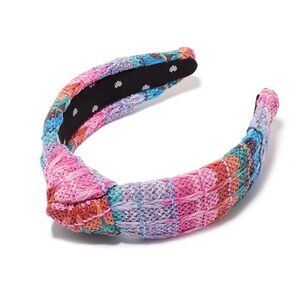 Lele Sadoughi Sunset Rainbow Raffia Headband